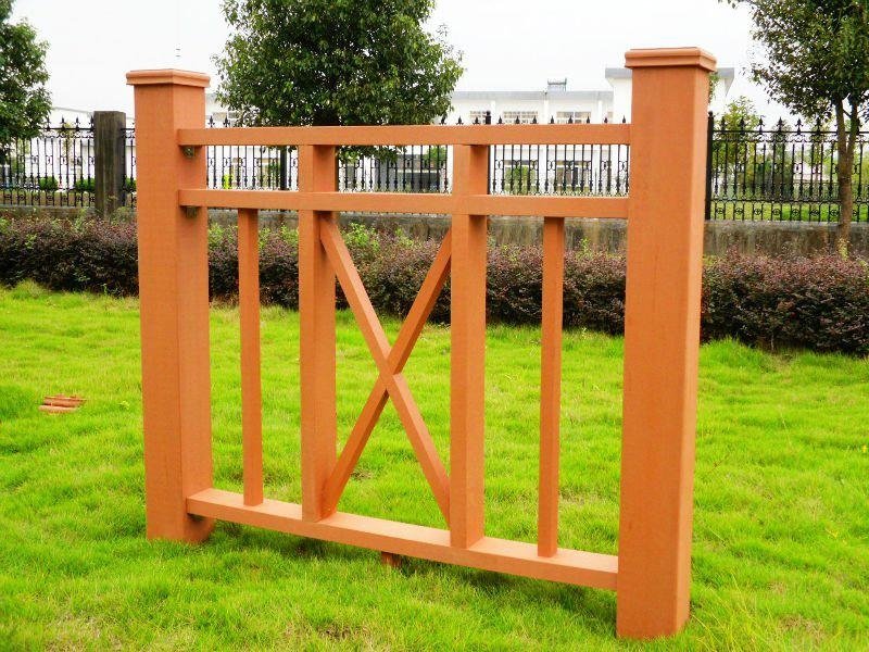 WPC Fence and Railing For Park Facilities(Garden Decoration) 4