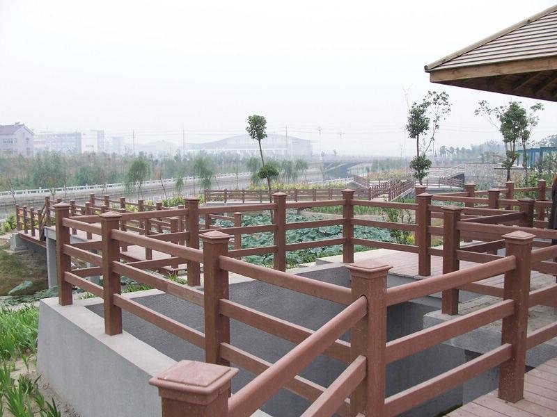 WPC Fence and Railing For Park Facilities(Garden Decoration) 2