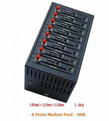 GSM/CDMA 8 port modem pool