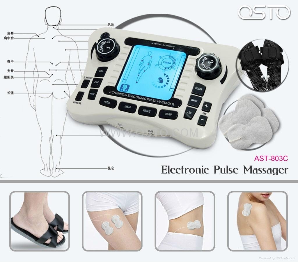 Electronic pulse massager 4