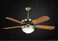 52'' ceiling fan with LED light and remote control 3