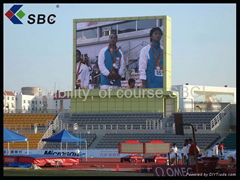 Outdoor sports led display screen in staduim