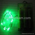 Battery operated LED copper wire light