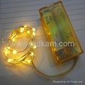 Battery operated LED copper wire light string 1