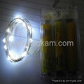 Battery operated LED copper wire light