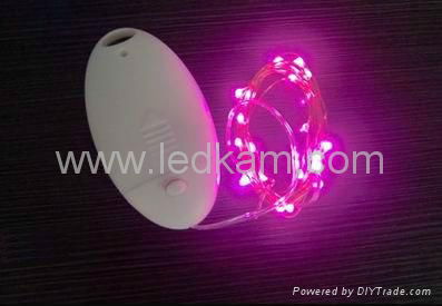 Battery operated LED copper wire light string 2