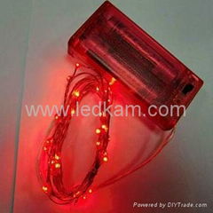 Battery operated LED copper wire light string