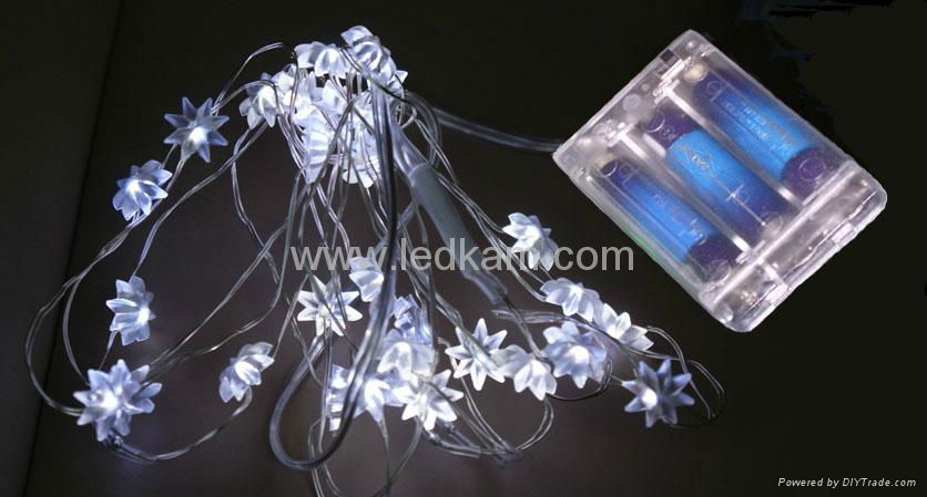 Battery operated LED copper wire light string--molding series