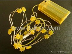 Battery operated LED copper wire light string--molding series