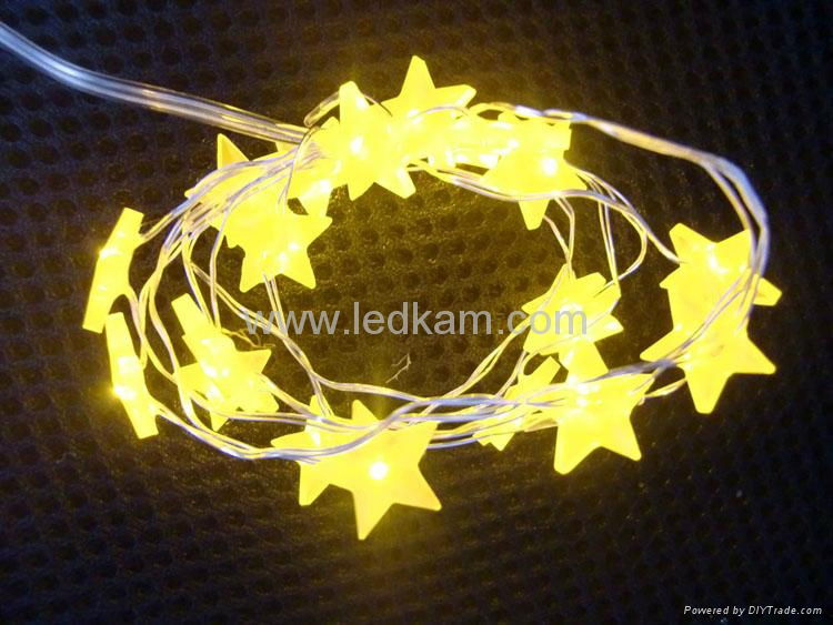 Battery operated LED copper wire light string--molding series 3