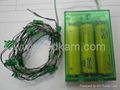 Battery operated LED copper wire light