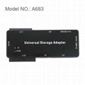 IDE SATA TO USB cable adpter W/66-in-1 Card Reader 1