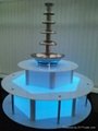Commercial Chocolate Fountain Base Surround with Remote Control LED Lighting