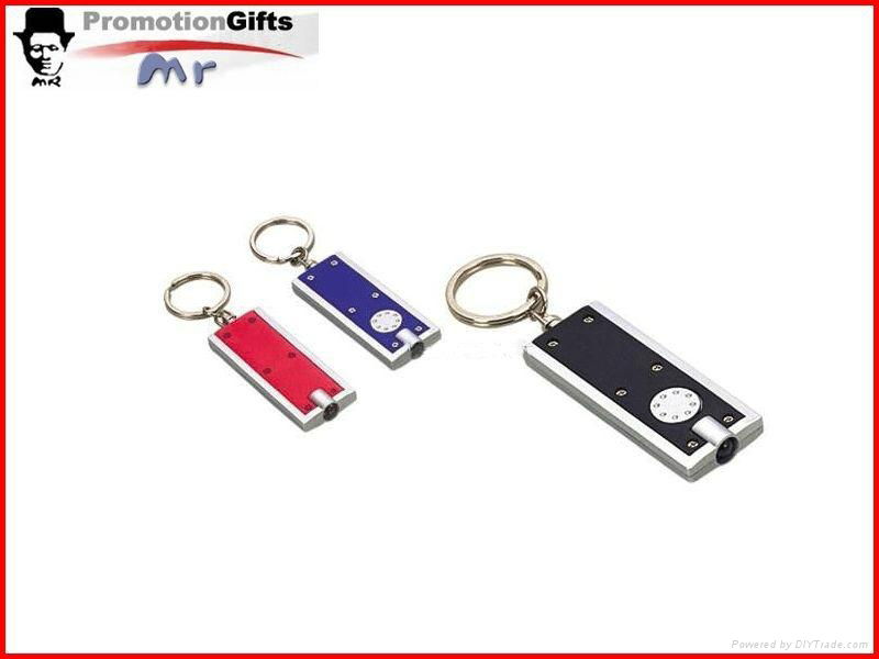 promotional plastic mini led keychain 2