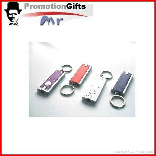 promotional plastic mini led keychain 3