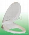 Elongated Toilet Seat lid Cover ,novelty toilet seat, toilet seats,whit 2