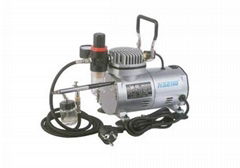 Dual Action 1/5HP Airbrush Compressor