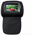 7" Headrest DVD player