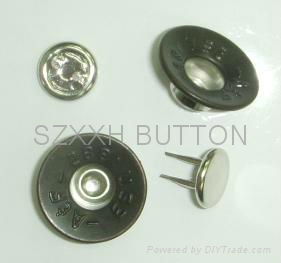 Fashion Metal Jeans Button 2