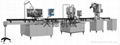 automatic filling,capping sealing and labelling line