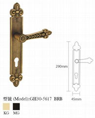 Lock handle(brass)