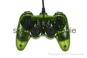 Usb dual shock game pad for use with PC