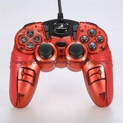 Usb dual shock game pad for use with PC