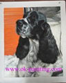 pets oil painting