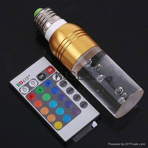 LED Lamp RGB 3W with Remote Control 3