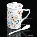 bone china mug and spoon set 1