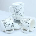 porcelain gift cover mugs