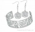 2011 fashion stainless steel jewelry set(JS8023) 2