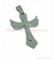 2011 new design stainless steel cross pendant 4
