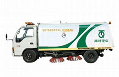 inhale type steet sweeper truck