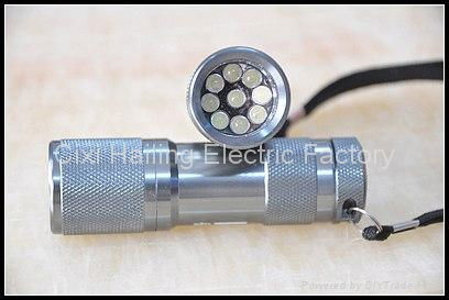 waterproof and shockproof aluminum ledflashlight 2