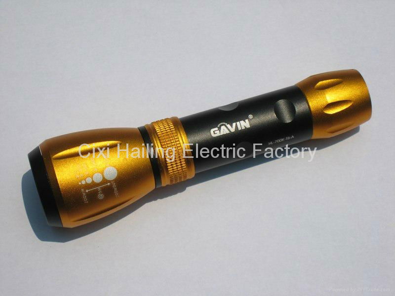 high power zoom ledflashlight