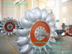 pelton turbine for hydropower generator