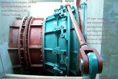 Tubular turbine for hydropower generator