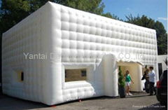 winter inflatable cube tent for event outdoor