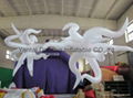 2012 LED light event decor inflatable star