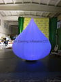 2012 LED light event decor inflatable water drop