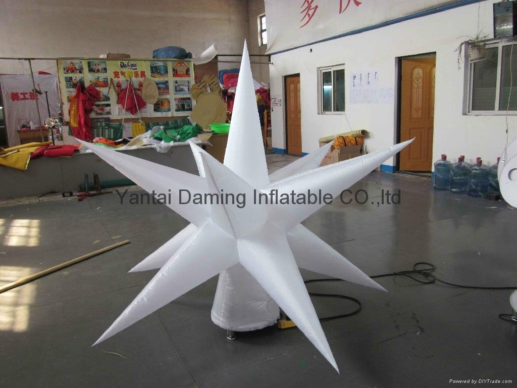 2012 new LED lighting inflatable star for event  2