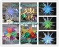 2012 new LED lighting inflatable star for event  4