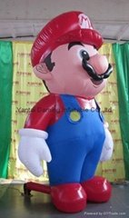 2012 promotional mascot inflatable Mario