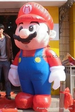 2012 promotional mascot inflatable Mario 2