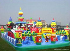 2012 cartoon inflatable castle for kid