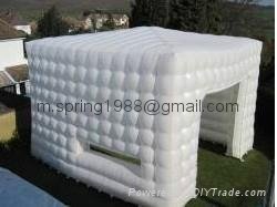 2012 LED decoration inflatable big cube tent  3