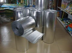 Aluminum Foil Bubble Insulation with aluminum foil and PE bubble