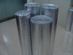 Fire-safe foil bubble thermal insulation material 