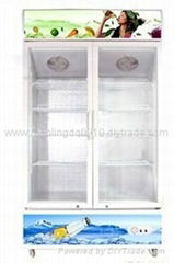 DIRECT COOLING OF THE OPEN VERTICAL SHOWCASE FREEZER LG4-928